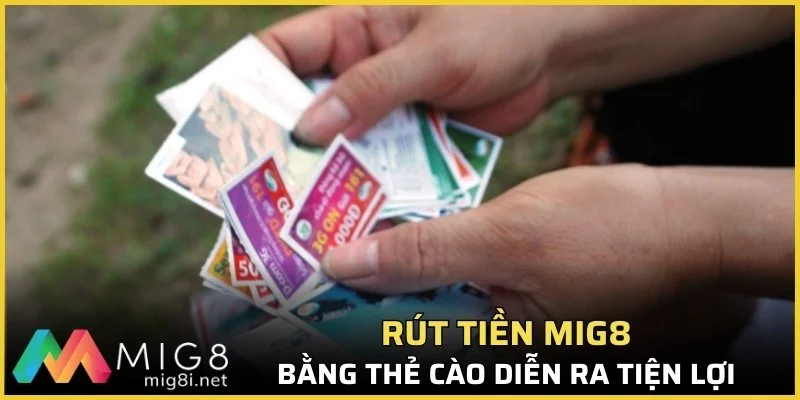 Rút tiền bằng thẻ cào là lựa chọn nhanh chóng